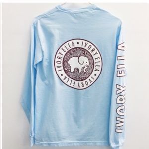 NWT Ivora Ella Long Sleeve Campus Tee BRAND NEW